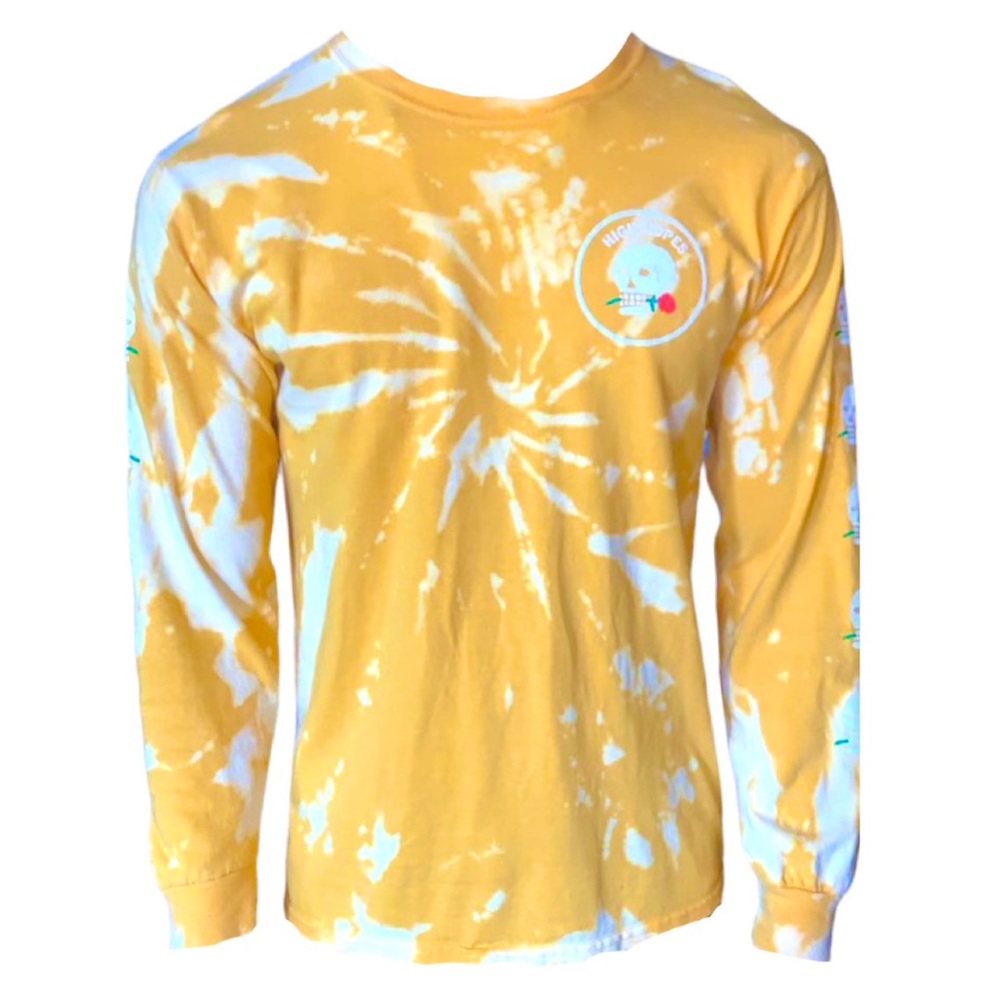 Custom Tie Dye Long Sleeve T Shirt